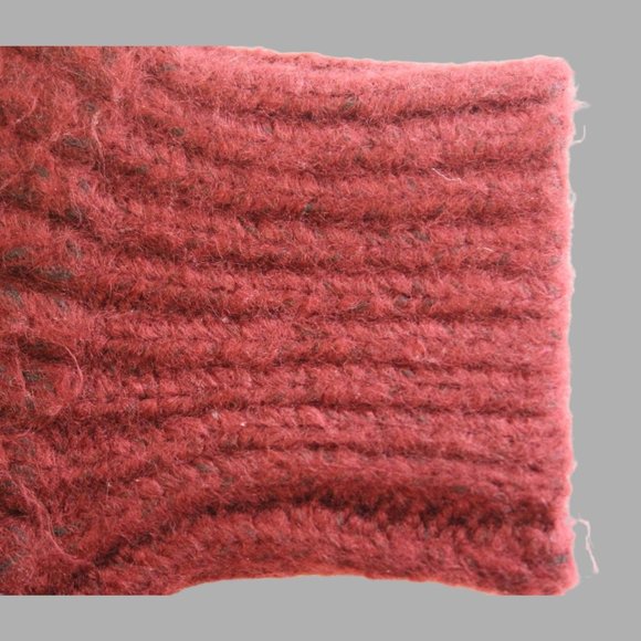 A New Day XS Burgundy  Turtleneck Cable Stitch Sweater - Picture 5 of 16